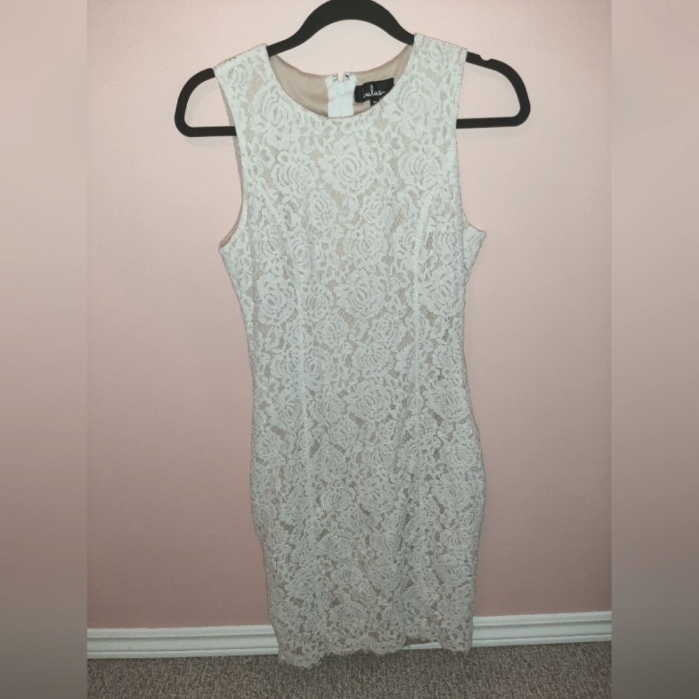Lulu's Lace Illusion Dress